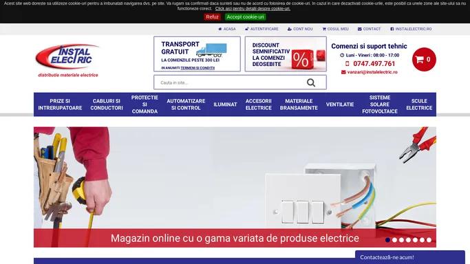 Produse electrice - Instalatii electrice - Instal Electric Galati, magazin electrice online