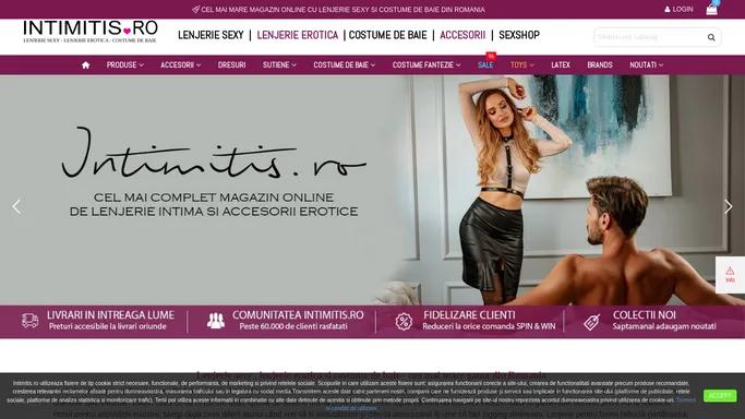 ⭐ Intimitis.ro - lenjerie sexy, lenjerie erotica, pijamale si costume de baie