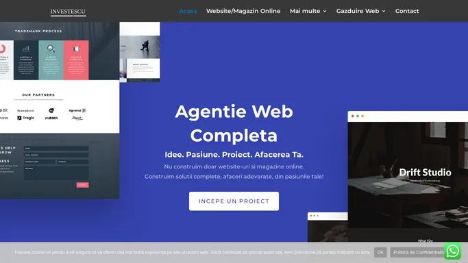 Agentie Web - Dezvoltare Website-uri, Magazin, Webdesign | INVESTESCU