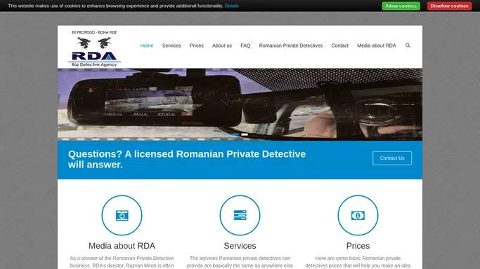 Home - Romanian Detective Agency | Romanian private detective