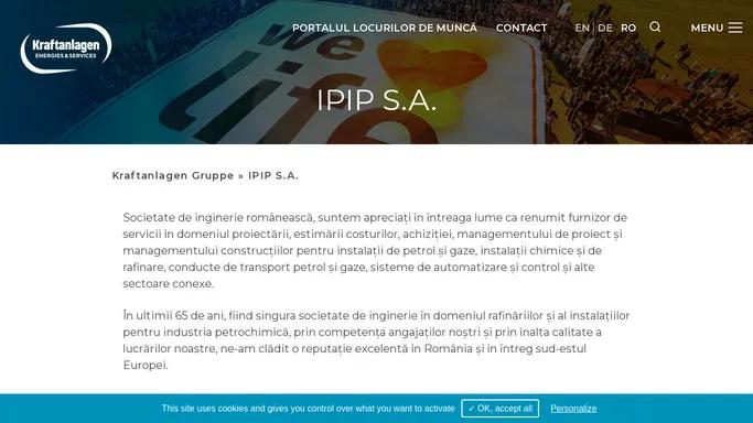 IPIP S.A. - Kraftanlagen