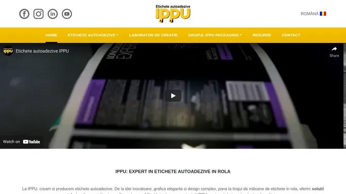Etichete autoadezive in rola - IPPU Packaging