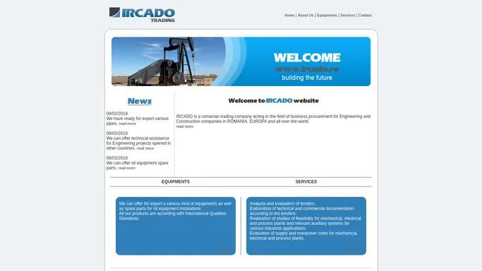IRCADO TRADING Home Page