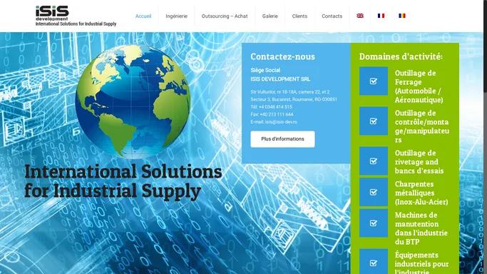 International Solutions for Industrial Supply