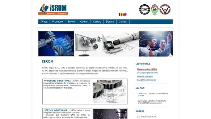 ISROM - Marketing & Engineering