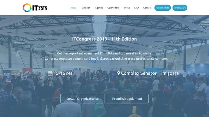 ITCongress 2019 – Cel mai important eveniment IT multibrand organizat in Romania
