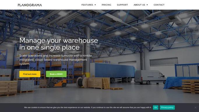 Planograma | Manage your warehouse in one single place