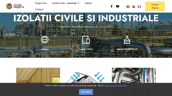 Izolatii civile si industriale Romania | ITH IZO Projects