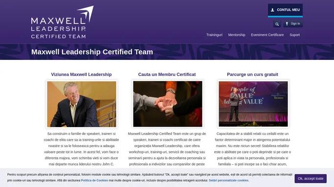 Maxwell Leadership Certified Team | John Maxwell Group