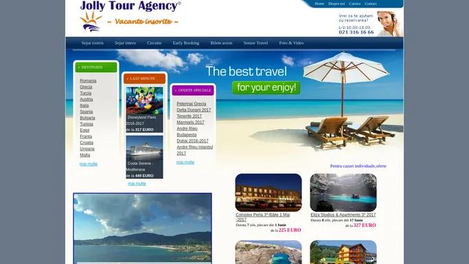 JollyTour.ro Agentie de turism,rezervari,vacante,bilete de avion