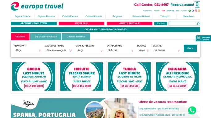 Europa Travel - Agentie Turism | Vacante ieftine, turisti fericiti