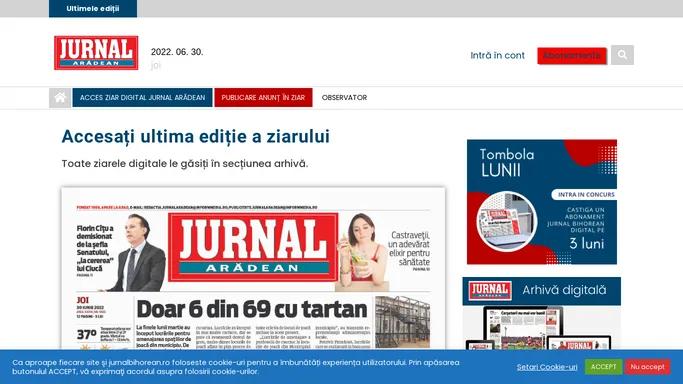 Jurnalaradean.ro - ziar digital Jurnal Aradean