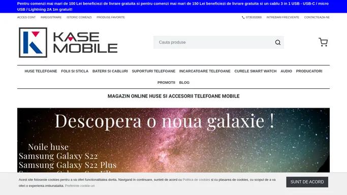 Huse si accesorii telefoane mobile - Magazin online ➜ Kasemobile.ro