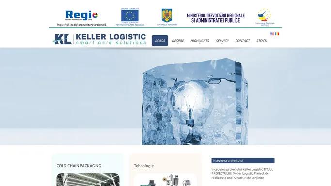 Servicii logistice pentru depozitarea, ambalarea si manipularea produselor alimentare congelate si refrigerate. | kellerlogistic.com