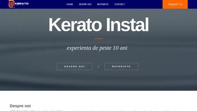 Kerato Instal – Comert cu materiale de instalatii termice, ventilatii si climatizari