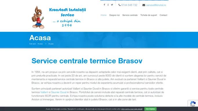 Service centrale termice Brasov