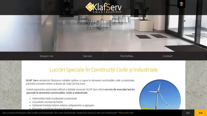 KLAF SERV - Lucrari Speciale in Constructii Civile si Industriale
