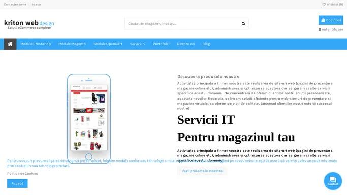 Creare Site Web Prezentare | Creare Site Web Profesional | Creare Site | KritonDesign.ro