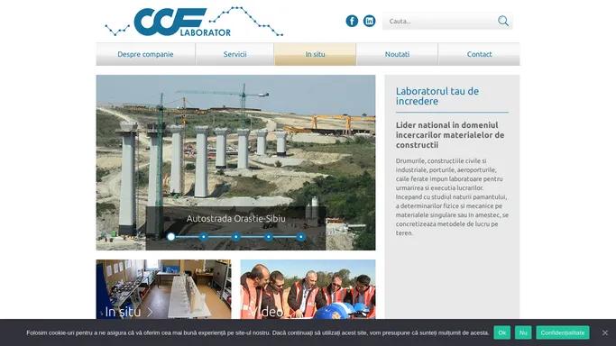 Laborator Central Constructii CCF Bucuresti