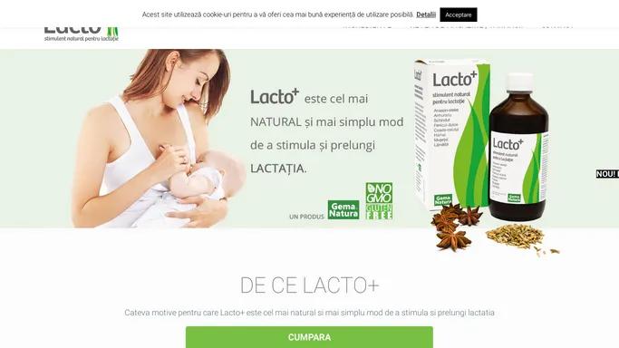 Stimularea lactatiei in mod natural cu Lacto Plus