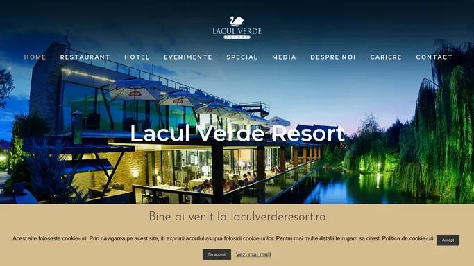 Lacul Verde Resort – Restaurant – Hotel – Resort