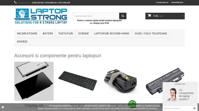 Componente, Piese si Accesorii Laptopuri - LaptopStrong.ro