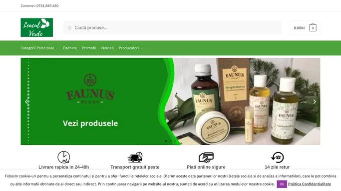 Plafar Online cu Suplimente si Produse Bio - LeculVerde