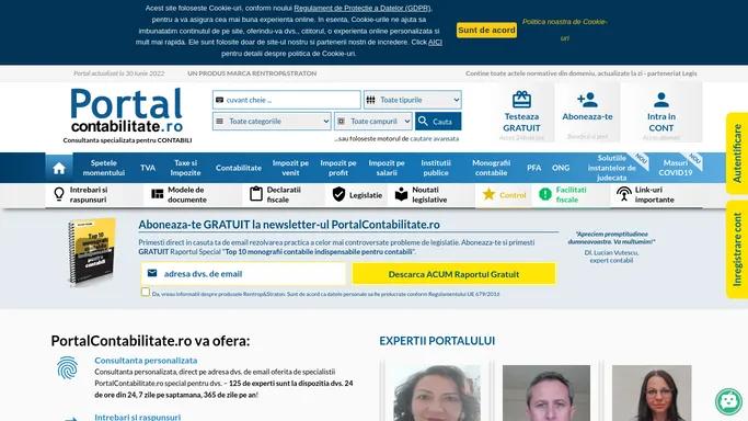 PortalContabilitate.ro - contabilitate, impozit pe venit, TVA, fiscalitate, taxe si impozite