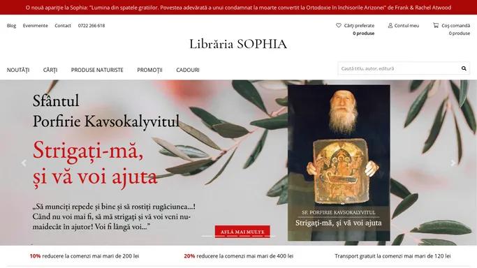 Libraria SOPHIA - carti ortodoxe - carte ortodoxa | Libraria Sophia