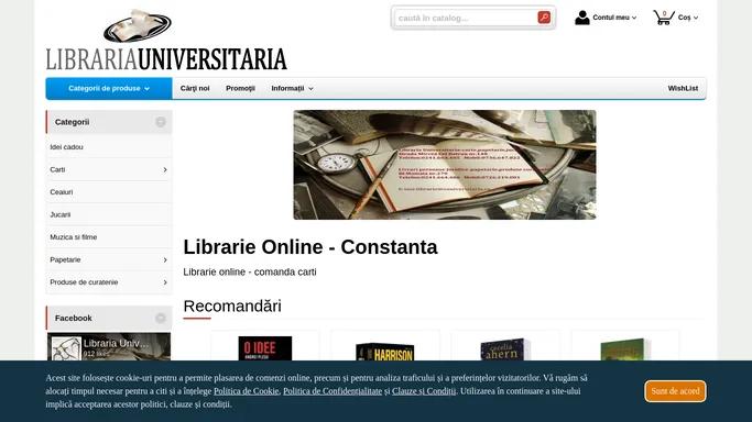 Librarie Online Constanta - Carte, Papetarie, Ceaiuri, Jucarii