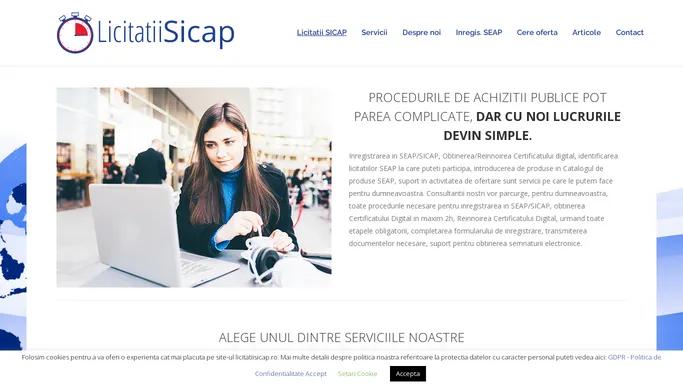 Inregistrare in SEAP/SICAP, Licitatii SICAP - Recuperare Certificat Digital