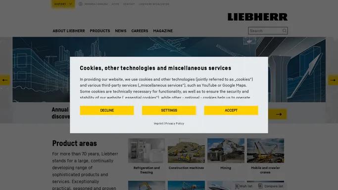 Liebherr- international Group & family enterprise - Liebherr