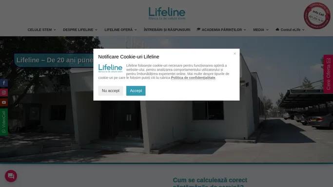Lifeline Romania | Banca ta de celule stem | 3 Produse de Terapie Celulara