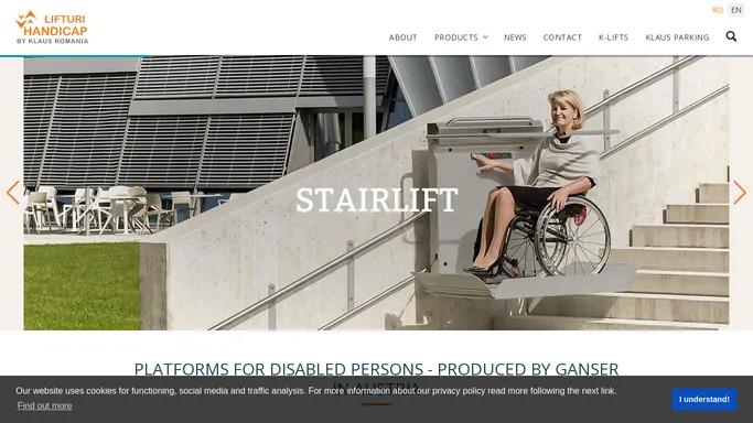 Lifturi Handicap- Supplier of lifting platforms for people with disabilities