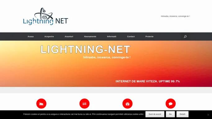 Lightning NET – Internet de mare viteza