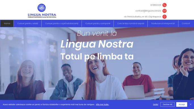 Cursuri limbi straine | Lingua Nostra | Cluj-Napoca