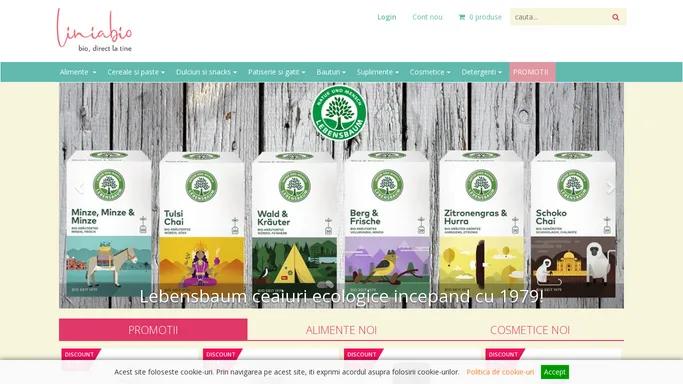 LiniaBio comenzi online produse bio