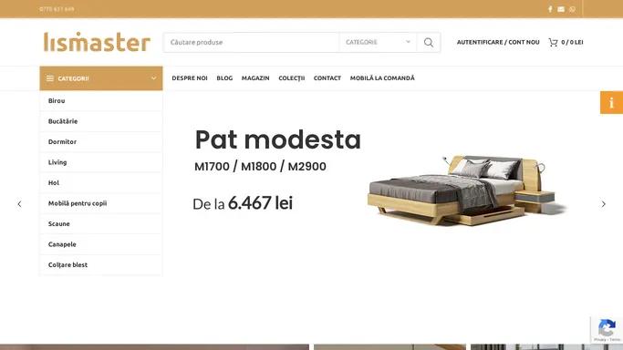 LisMaster - Magazin online de mobila - Lismaster - Mobila lemn masiv de stejar