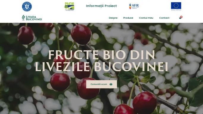 Livada Bucovinei – Fructe BIO