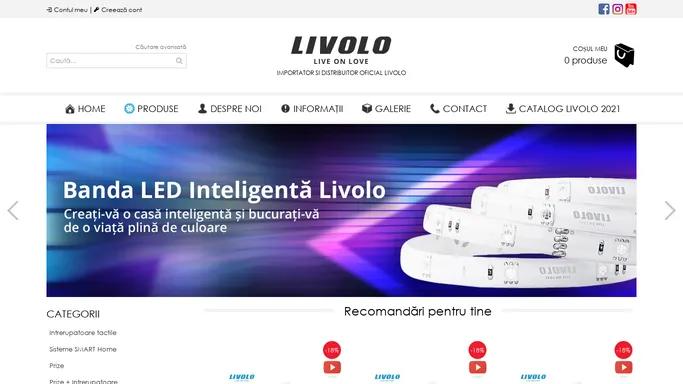 Livolo Romania | Intrerupatoare tactile si prize