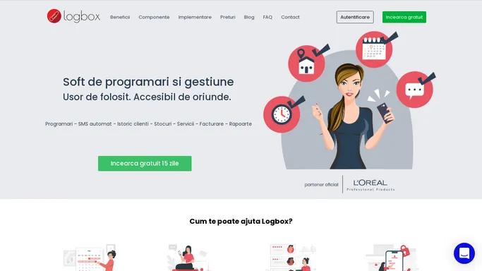 Logbox - Soft online de programari si gestiune saloane si clinici