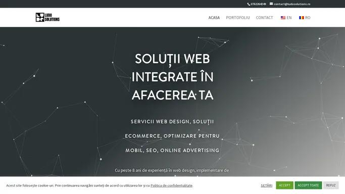 Web design, e-commerce, optimizare mobil, SEO