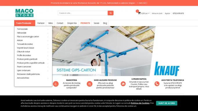 MacoStore - magazin online de materiale de constructii