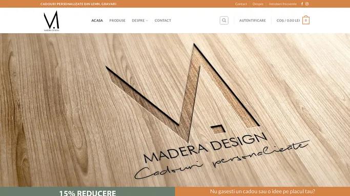 Acasa - Madera - Obiecte decorative personalizate din lemn, polistiren, metalex si plastic