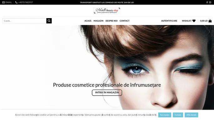 Produse cosmetice profesionale de infrumusetare - Mad Hair Beauty Shop