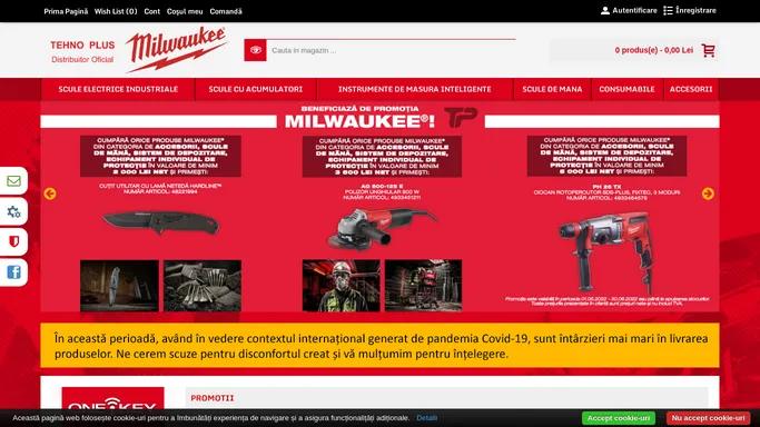Magazin Online cu scule si accesorii Milwaukee