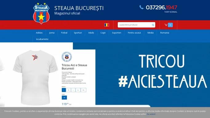 Magazinul oficial Steaua Bucuresti - Cumpara online produsele oficiale Steaua Bucuresti
