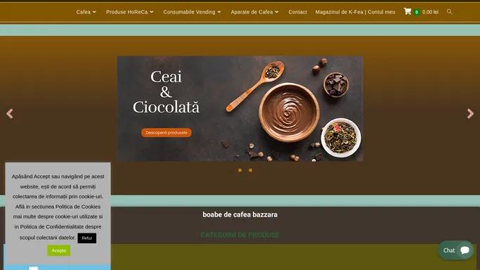 Magazinul de K-Fea - Coffee | Tea & More - Cafea Boabe - HoReCa