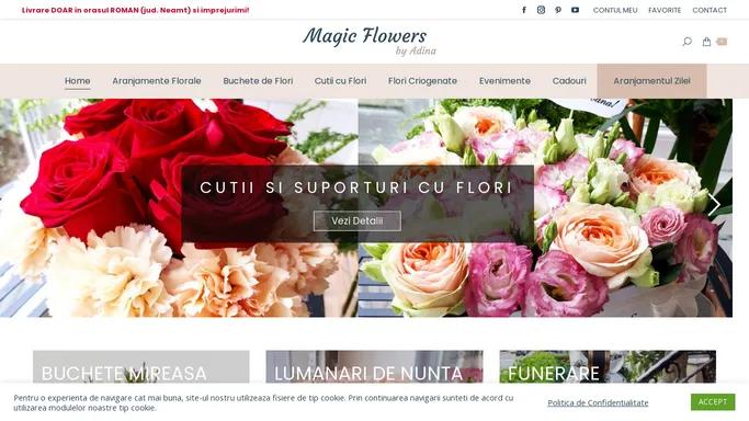 Magic Flowers - Florarie Online • Floraria Magic Flowers