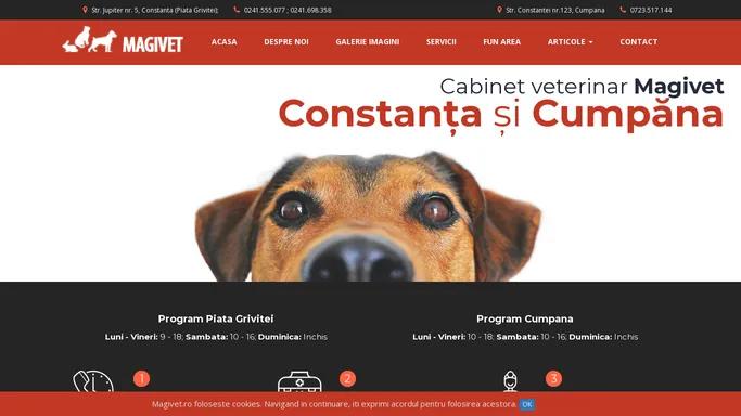 Magivet - Cabinet Veterinar Constanta, Farmacie Veterinara, Pet-shop